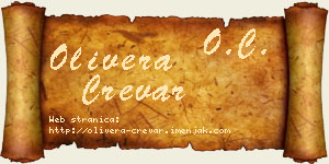 Olivera Crevar vizit kartica